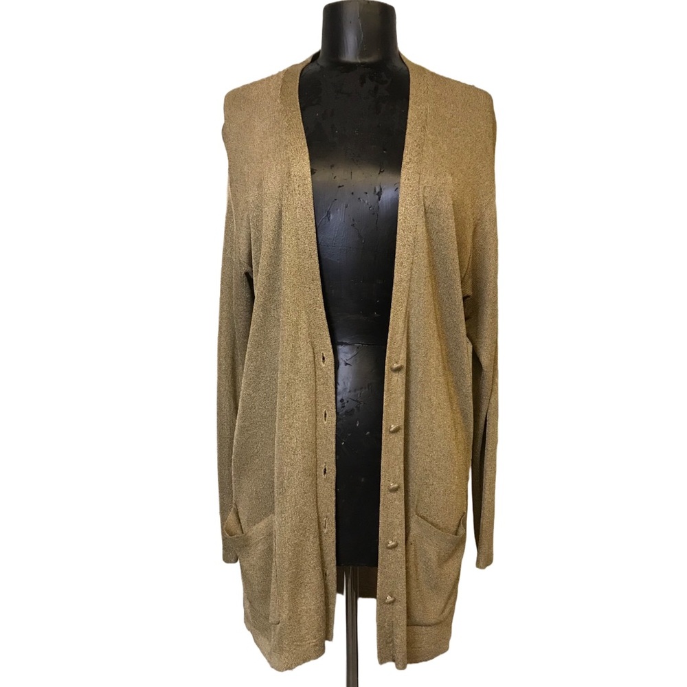 90s Metallic Cardigan Classiques Brand
